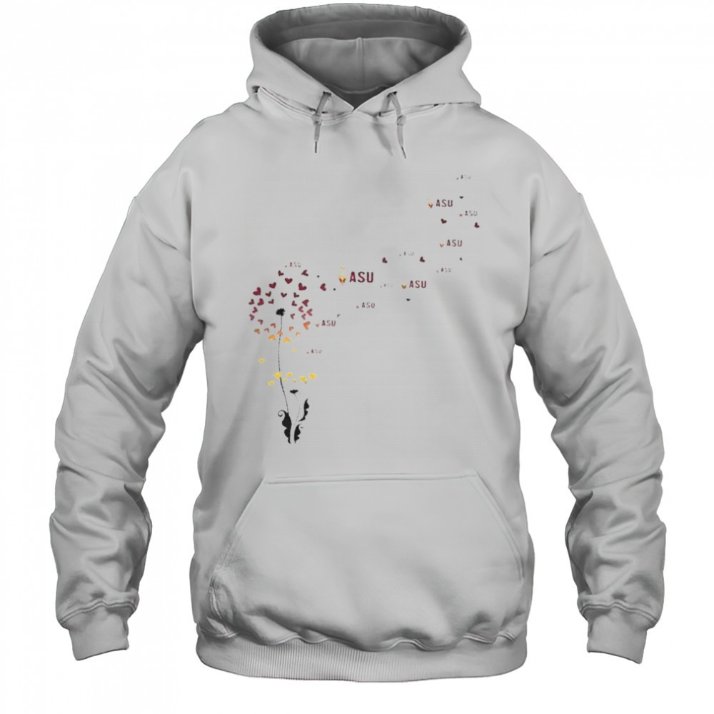 Dandelion Flower Arizona State Sun Devils Football Logo T-Shirt