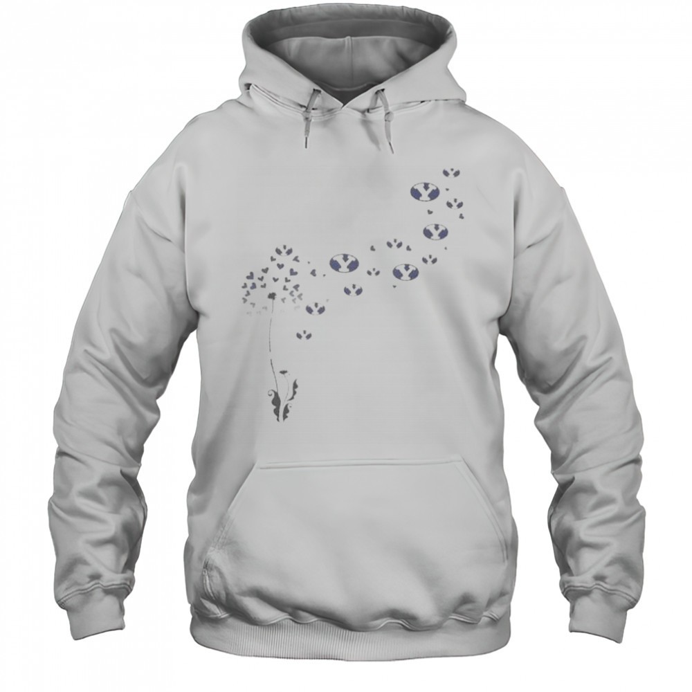 Dandelion Flower Byu Cougars Football Logo T-Shirt
