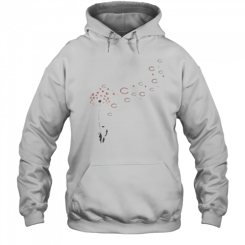 Dandelion Flower Chicago Bears Football Logo T-Shirt