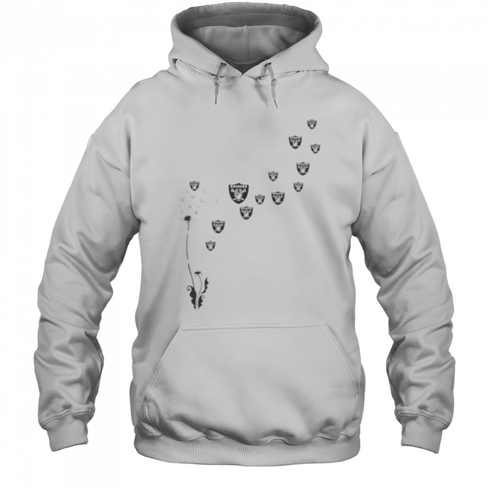 Dandelion Flower Las Vegas Raiders Football Logo T-Shirt