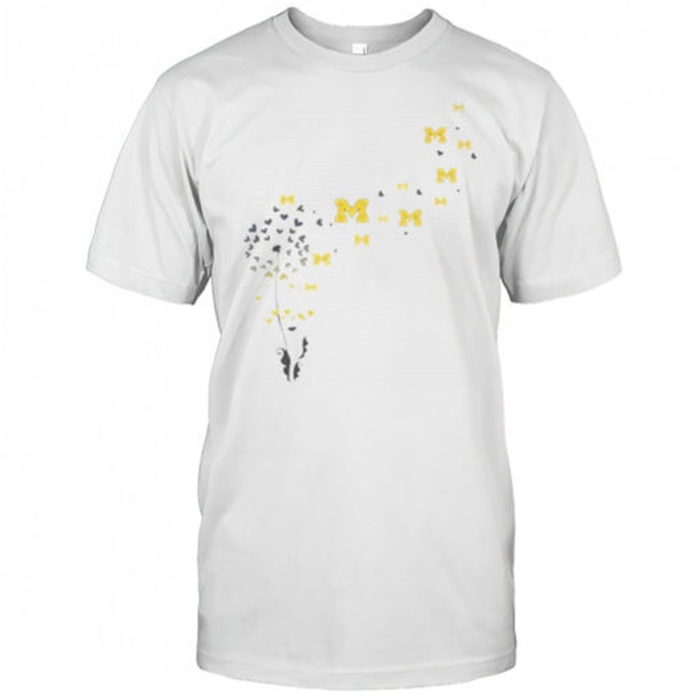dandelion-flower-michigan-wolverines-football-logo-t-shirt-louqy5j0 Dandelion Flower Michigan Wolverines Football Logo T-Shirt