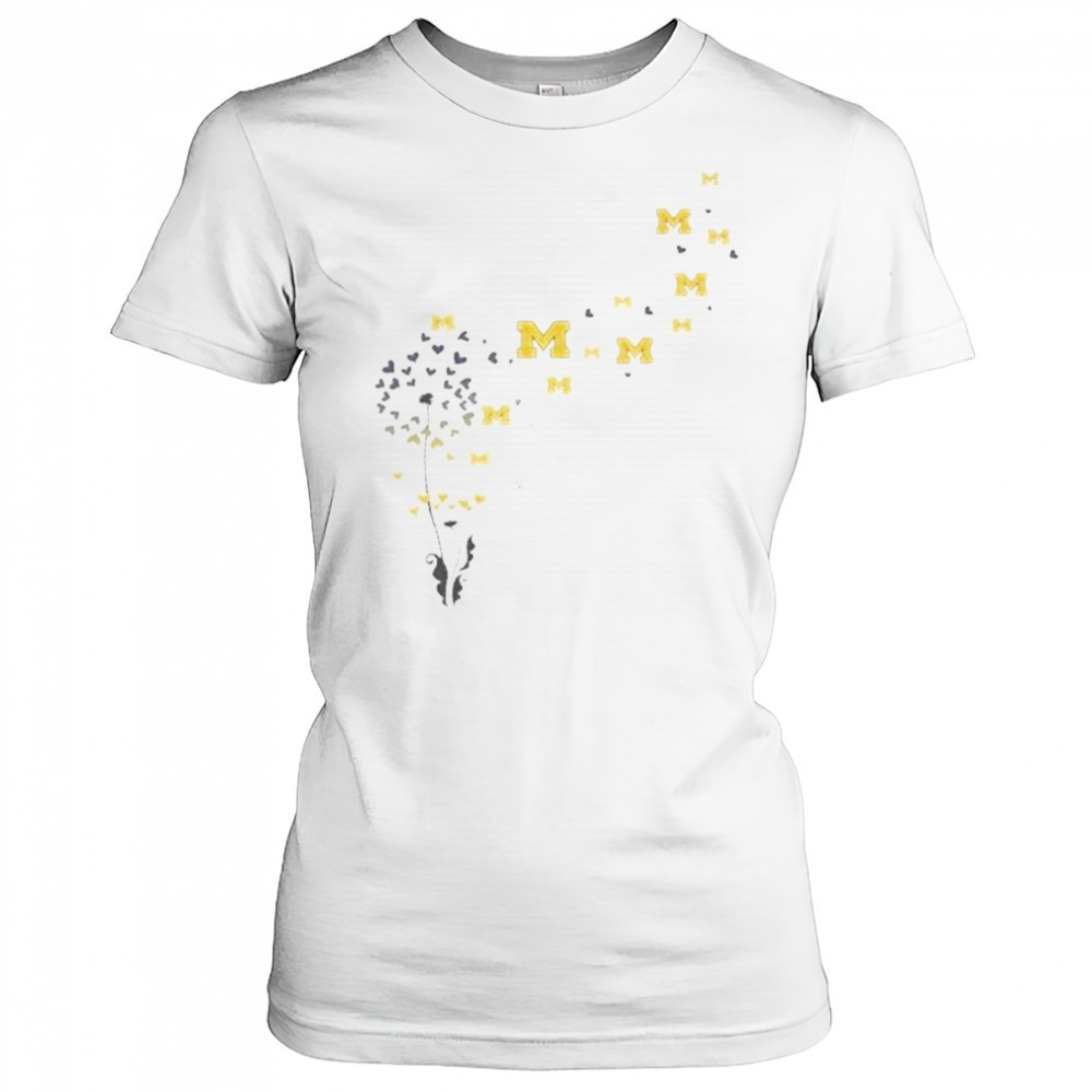 dandelion-flower-michigan-wolverines-football-logo-t-shirt-louqy5j0 Dandelion Flower Michigan Wolverines Football Logo T-Shirt