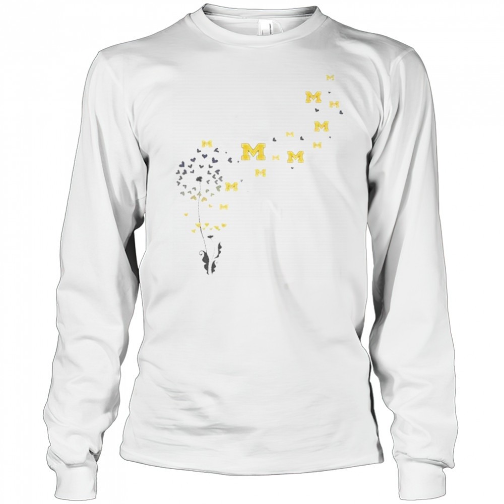 dandelion-flower-michigan-wolverines-football-logo-t-shirt-louqy5j0 Dandelion Flower Michigan Wolverines Football Logo T-Shirt
