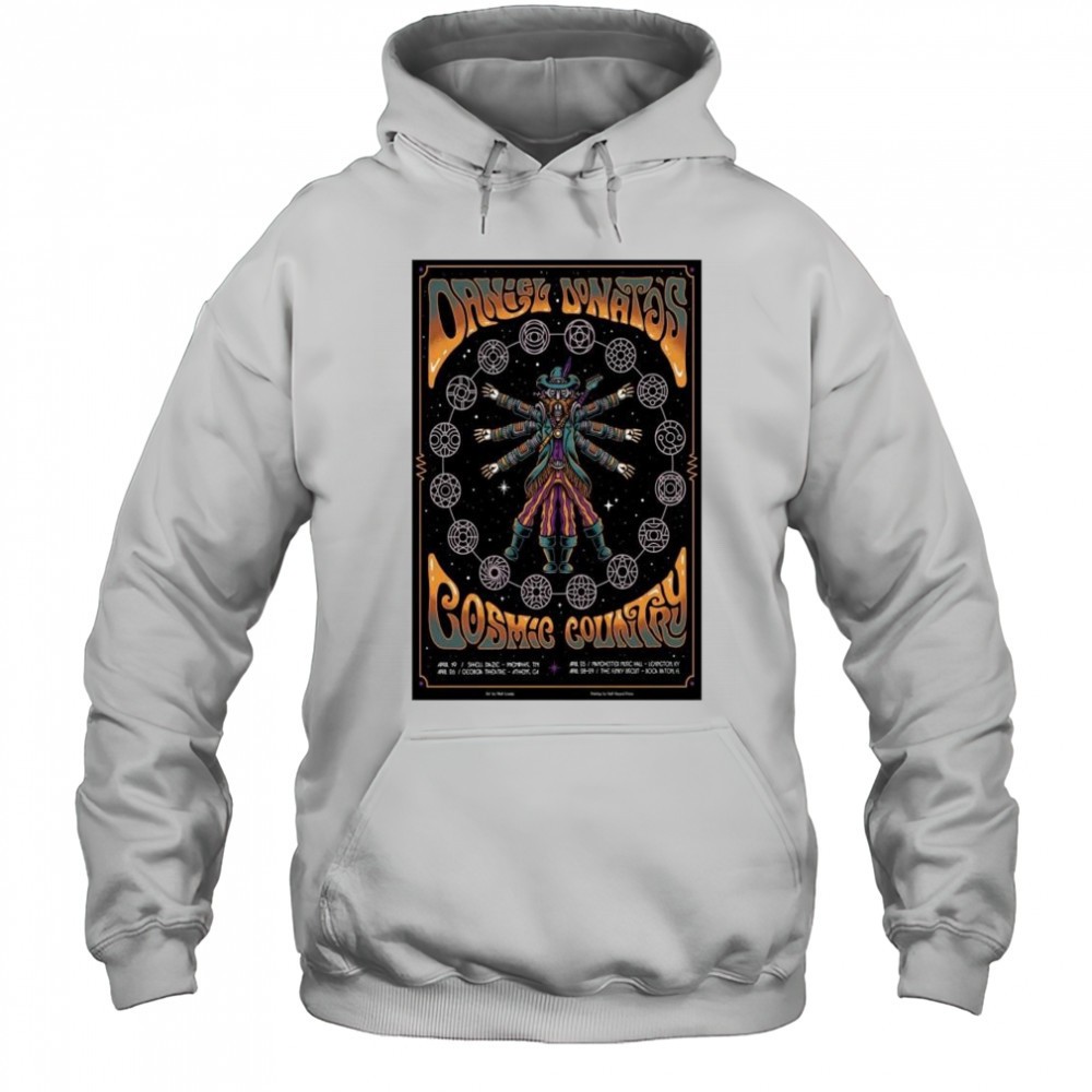 Daniel Donato And Cosmic Country Tour Apr 2025 t-shirt