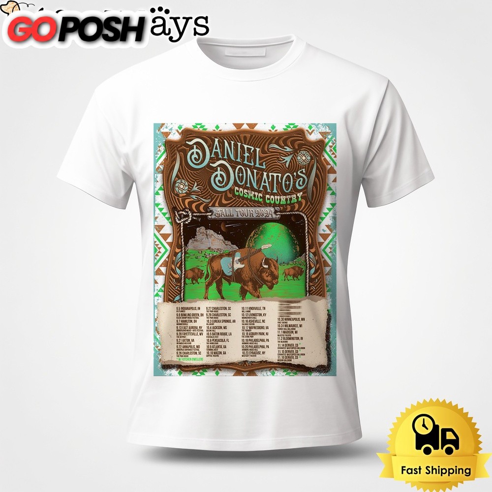 Daniel Donato’s Cosmic Country Fall Tour 2024 Unisex T-Shirt