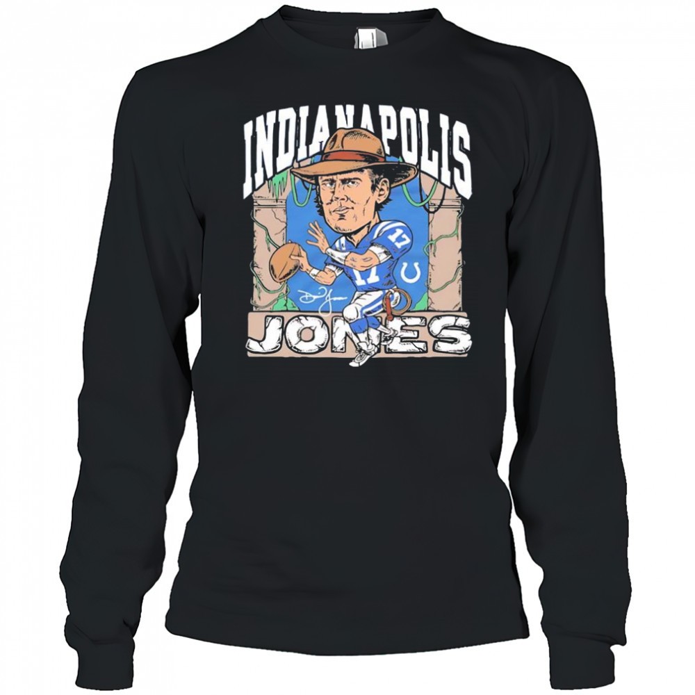 daniel-jones-indianapolis-colts-indianapolis-jones-signature-logo-shirt-zdxwthur Daniel Jones Indianapolis Colts Indianapolis Jones signature logo shirt
