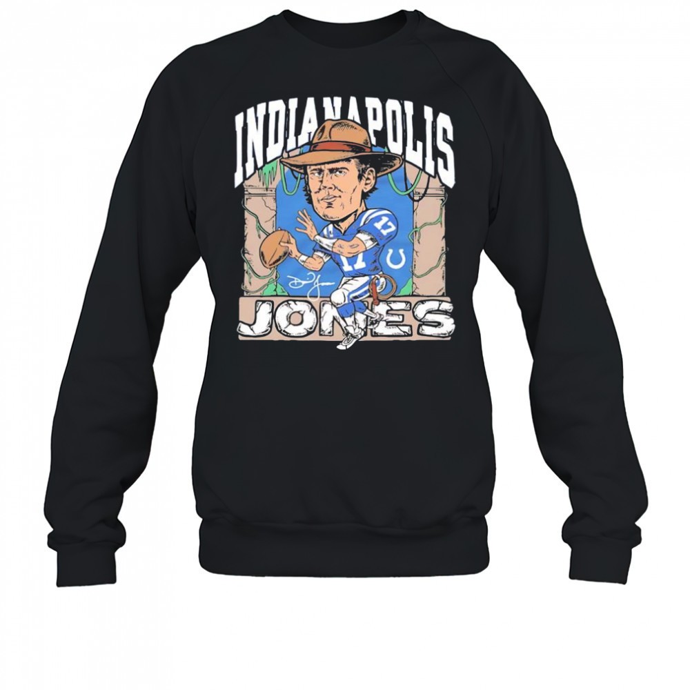 daniel-jones-indianapolis-colts-indianapolis-jones-signature-logo-shirt-zdxwthur Daniel Jones Indianapolis Colts Indianapolis Jones signature logo shirt