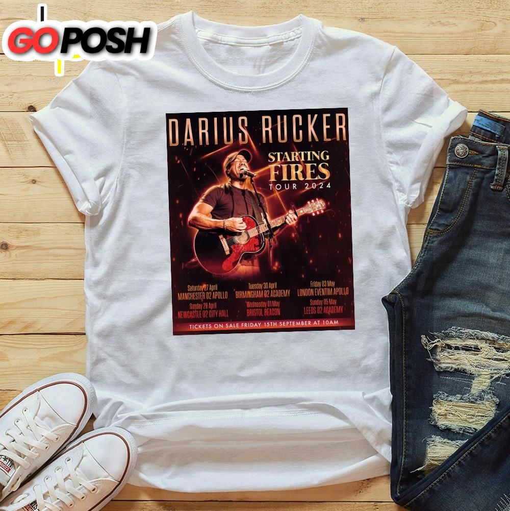 Darius Rucker Announces Uk Tour For 2025 T-Shirt