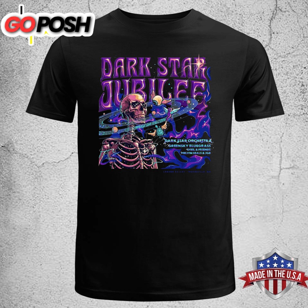Dark Star Jubilee 2025 Legend Valley Thornville 24 May To 26 May Unisex T-shirt
