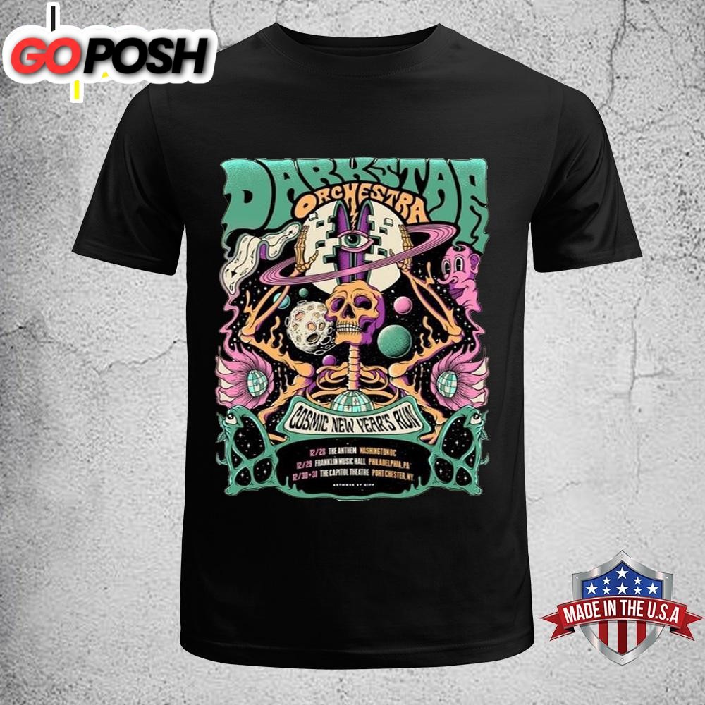 Dark Star Orchestra On Dec 28, 2025 At The Anthem In Washington, DC Unisex T-Shirt