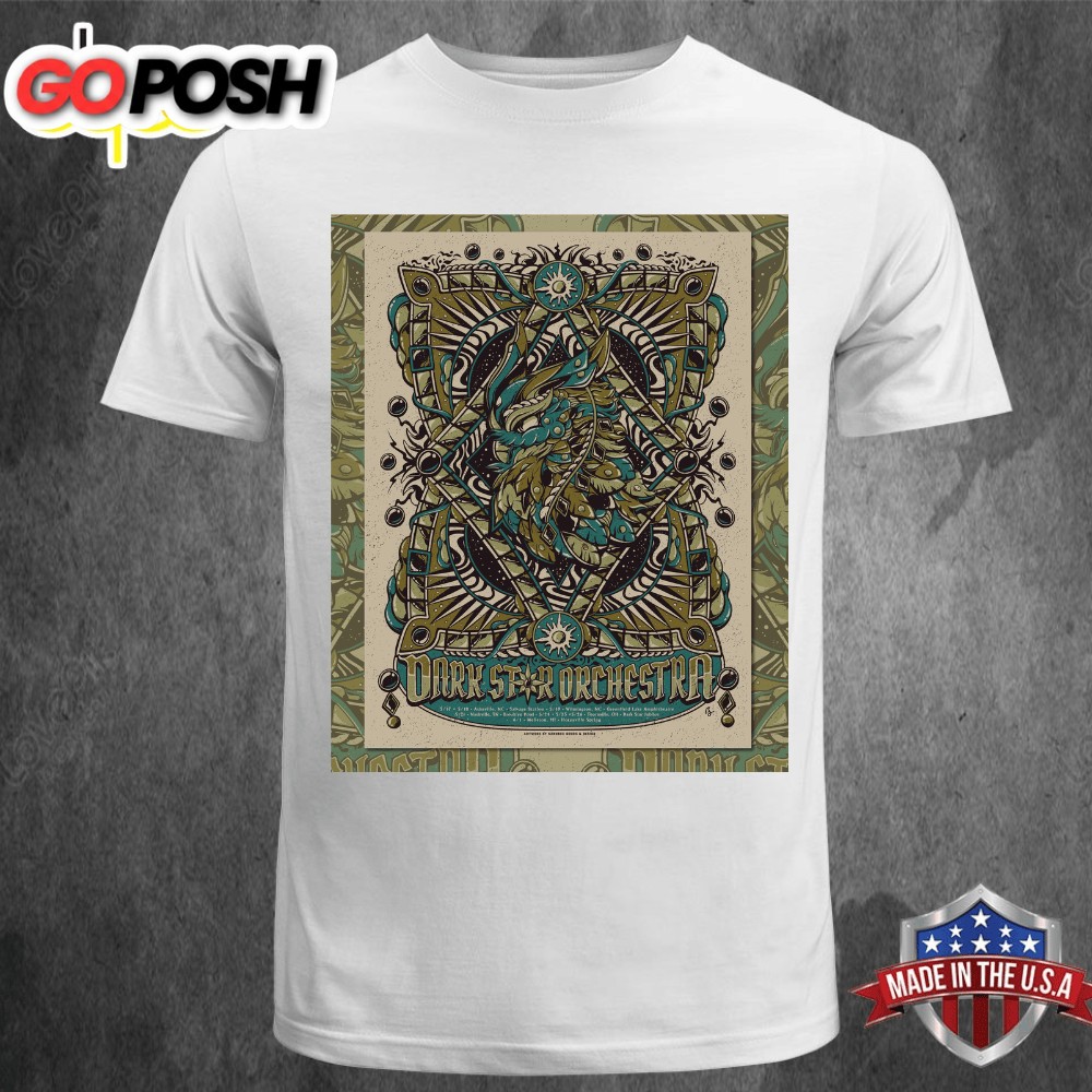 Dark Star Orchestra Spring Tour 2025 Poster T-shirt Tee