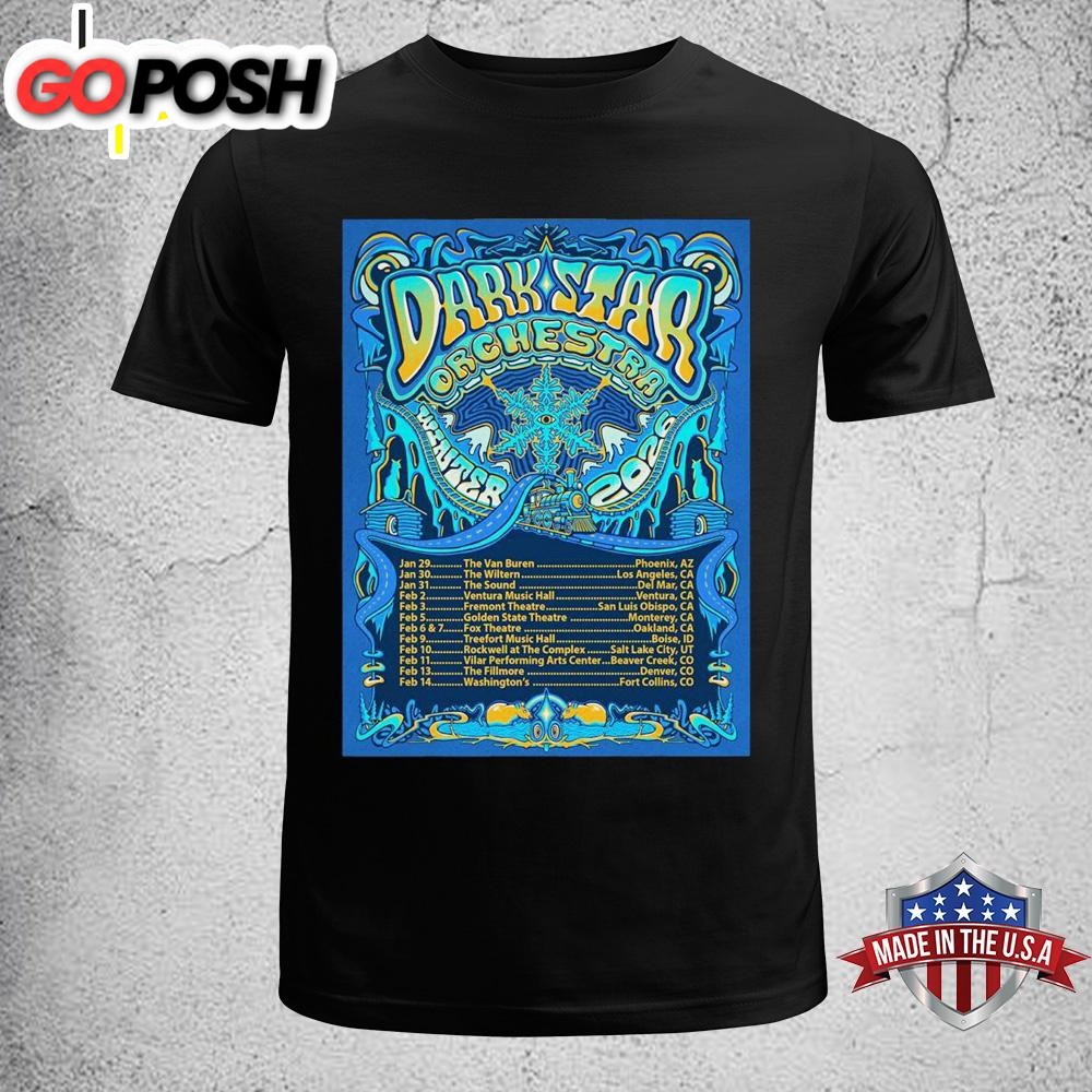 Dark Star Orchestra Winter Tour 2026 Unisex T-Shirt