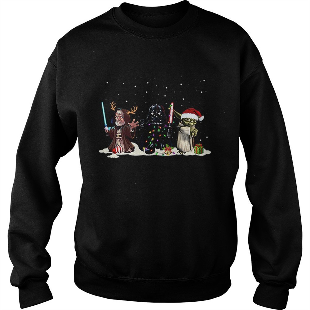 Darth Vader Yoda Palpatine Star Wars Christmas shirt