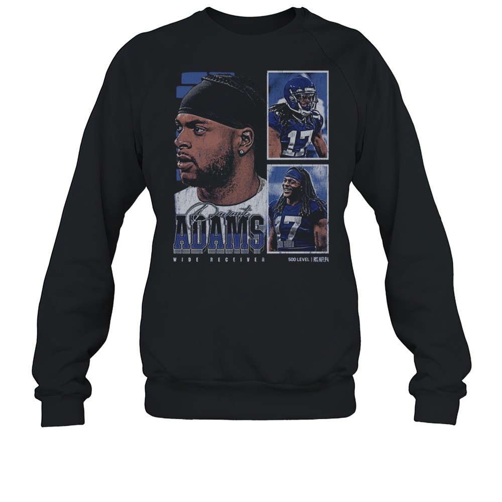 Davante Adams Wide Receiver Los Angeles Rams NFL Vintage Profile Signature 2025 T-shirt