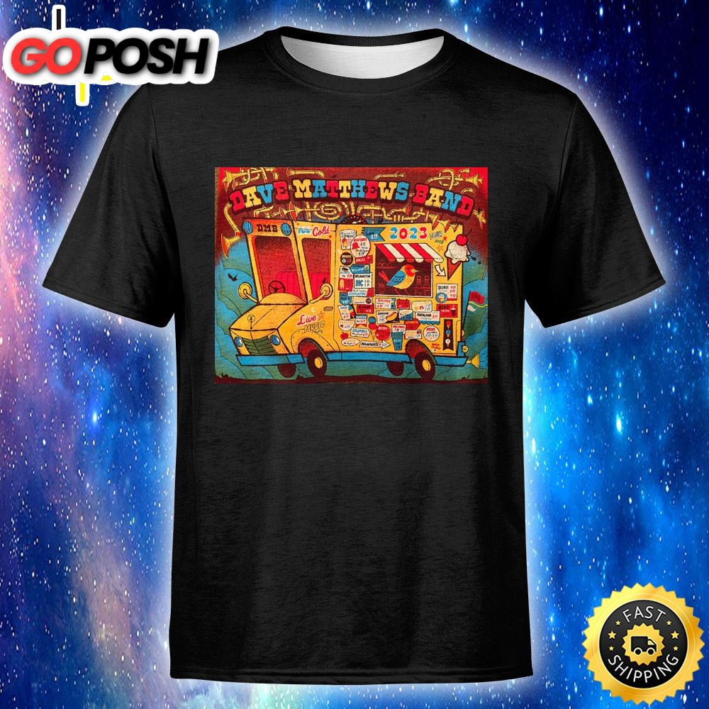 Dave Matthews Band Dmb Poster 2025 Summer Tour Unisex T-Shirt