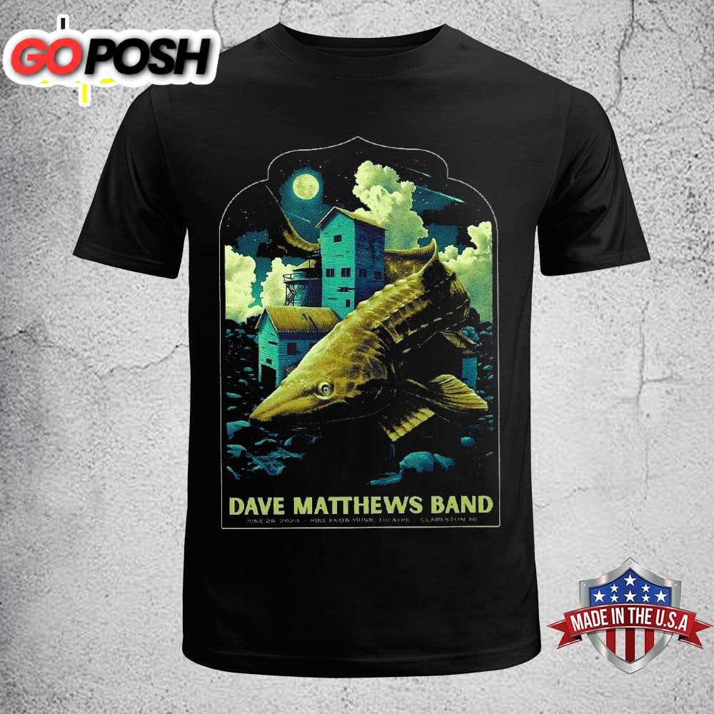Dave Matthews Band The 2025 Tour Stop In Clarkston Miami At Pine Knob Unisex T-Shirt