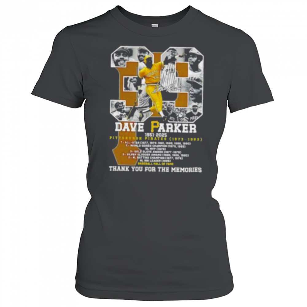 dave-parker-39-pittsburgh-pirates-1951-2025-thank-you-for-the-memories-signatur-gmm0ew8g Dave Parker #39 Pittsburgh Pirates 1951 2025 thank you for the memories signature shirt