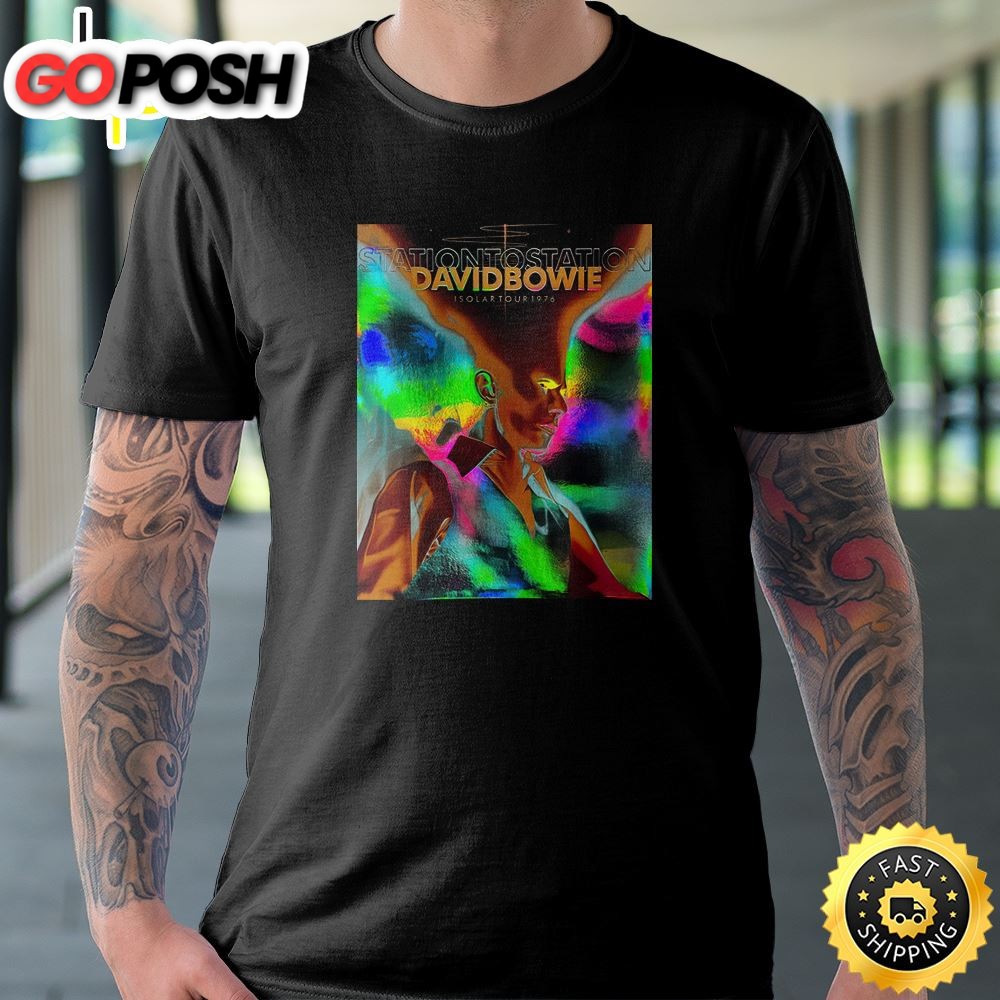 David Bowie 1976 Isolar Tour World 2025 Unisex Tshirt