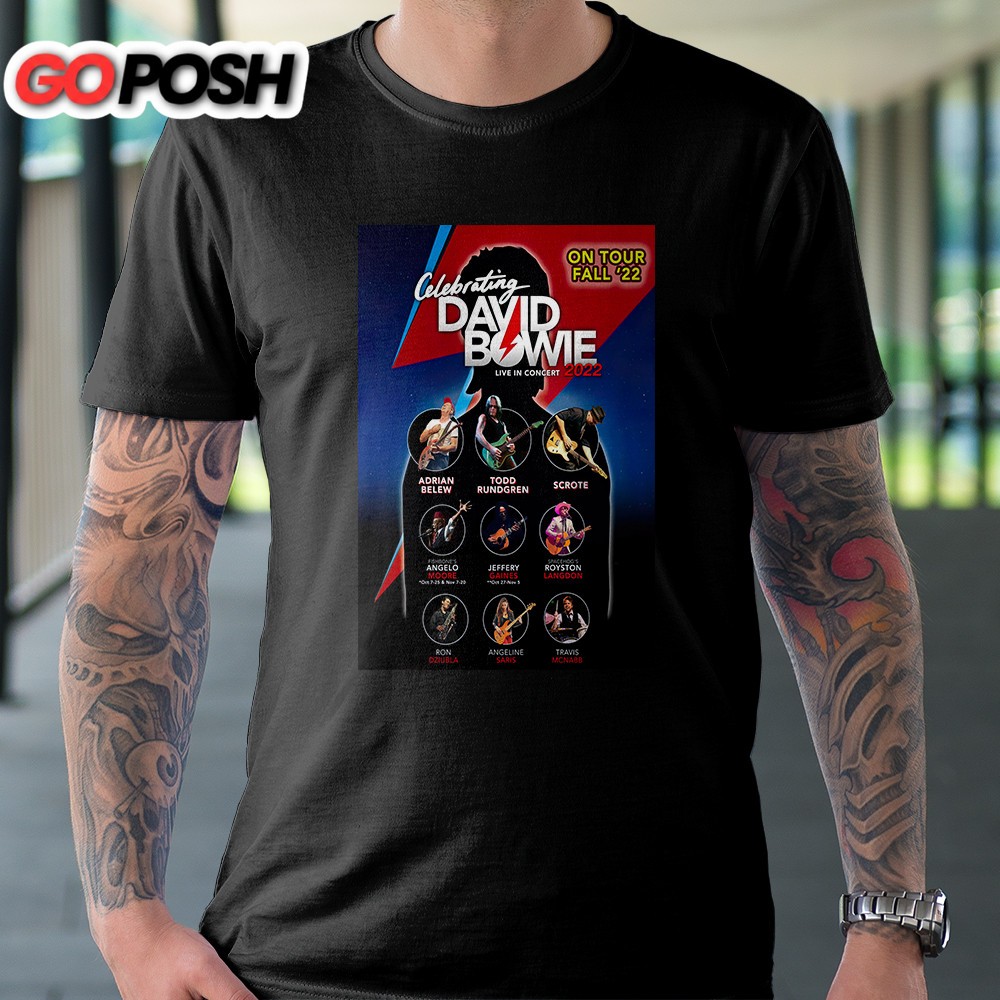 David Bowie New York City OnTour Fall 2025 Unisex Black T-shirt