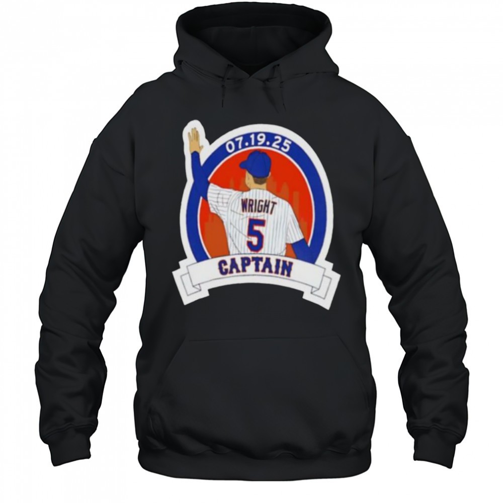 David Wright Captain New York Mets baseball player graphic shirt