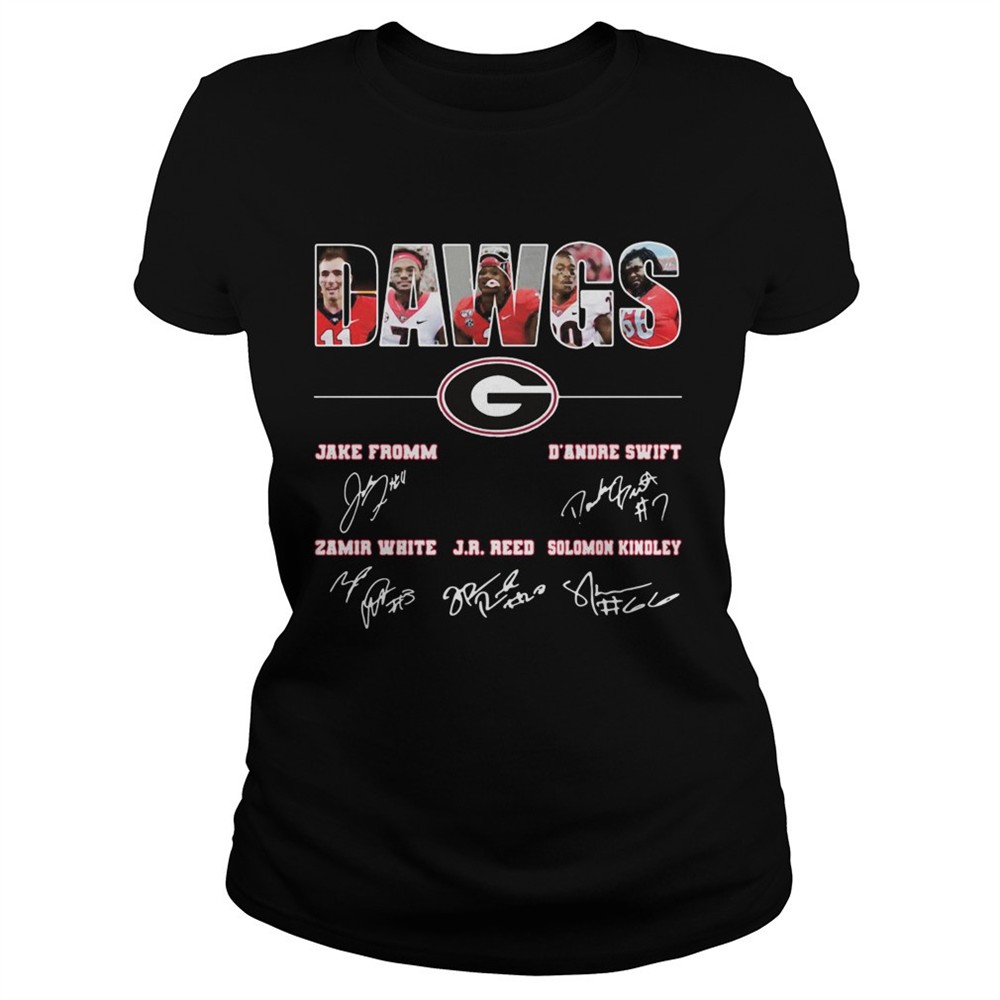 dawgs-jake-fromm-dandre-swift-j-r-reed-georgia-bulldogs-football-players-signatu-1qah1e0e DAWGS Jake Fromm DAndre Swift J R Reed Georgia Bulldogs football players signatures shirt
