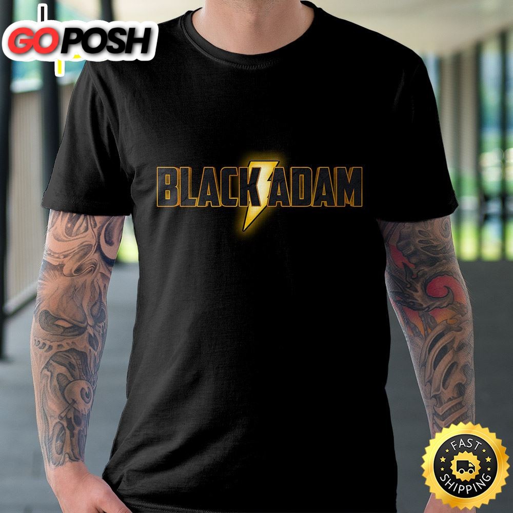 Dc Comics Black Adam Logo Black T-shirt
