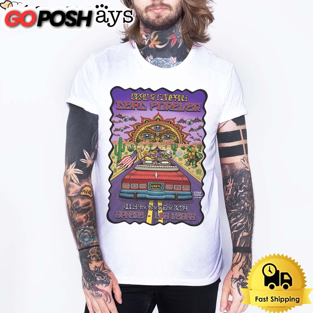 Dead And Company Live 2024 At Sphere Las Vegas Unisex T-Shirt