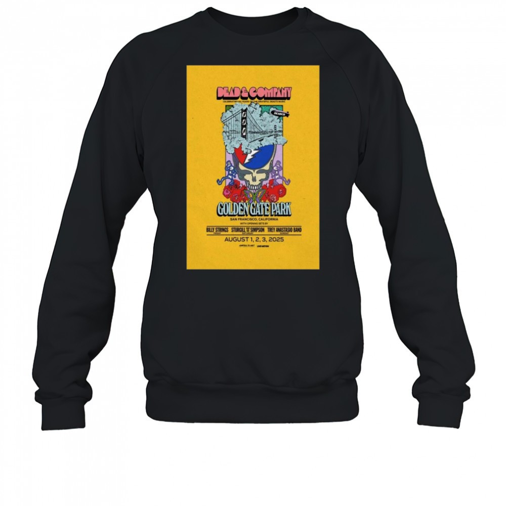 dead-company-golden-gate-park-san-francisco-ca-aug-1-2-3-2025-tour-t-shirt-1czdw477 Dead & Company Golden Gate Park San Francisco CA Aug 1-2-3 2025 Tour t-shirt