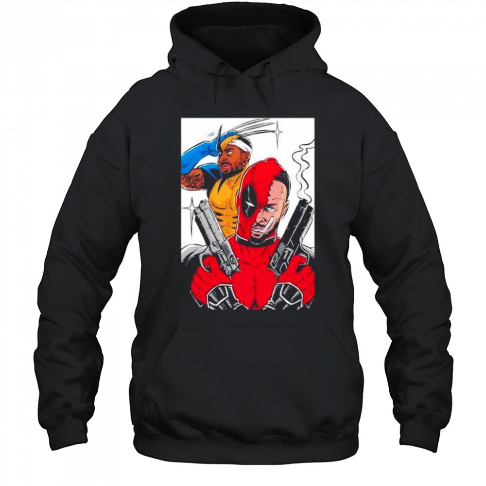 Deadpool and Wolverine Golden State Warriors Gary Payton II and Stephen Curry shirt