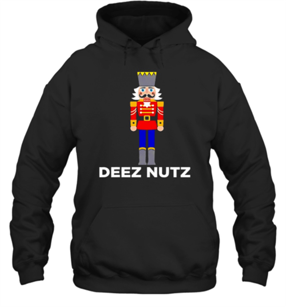 Deez Nutz Nutcracker Ugly Christmas T-Shirt