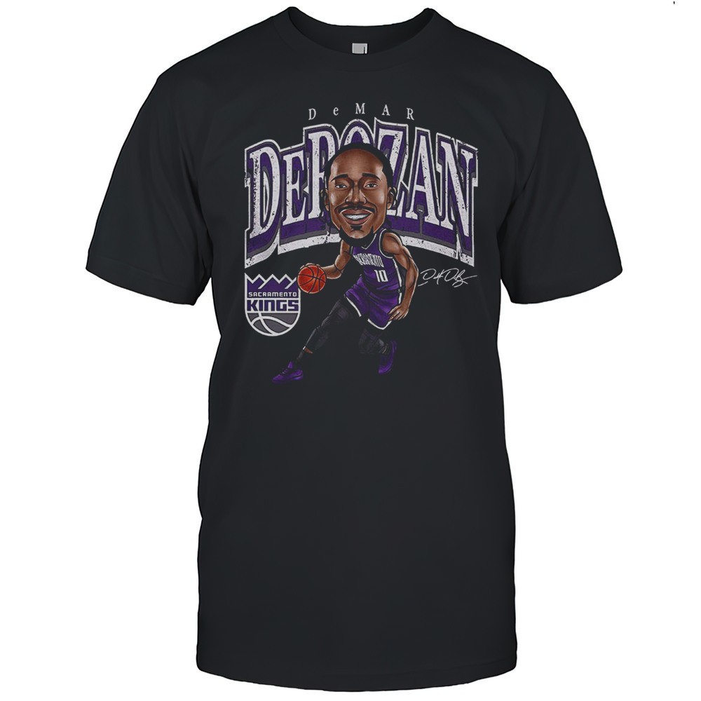 Demar DeRozan Sacramento Kings NBA Basketball Cartoon Vintage Shirt