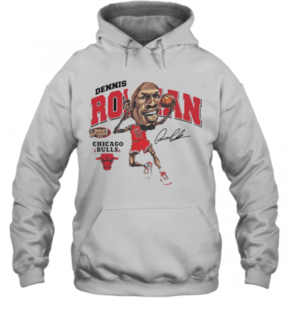 Dennis Rodman Chicago Bulls Signature T-Shirt