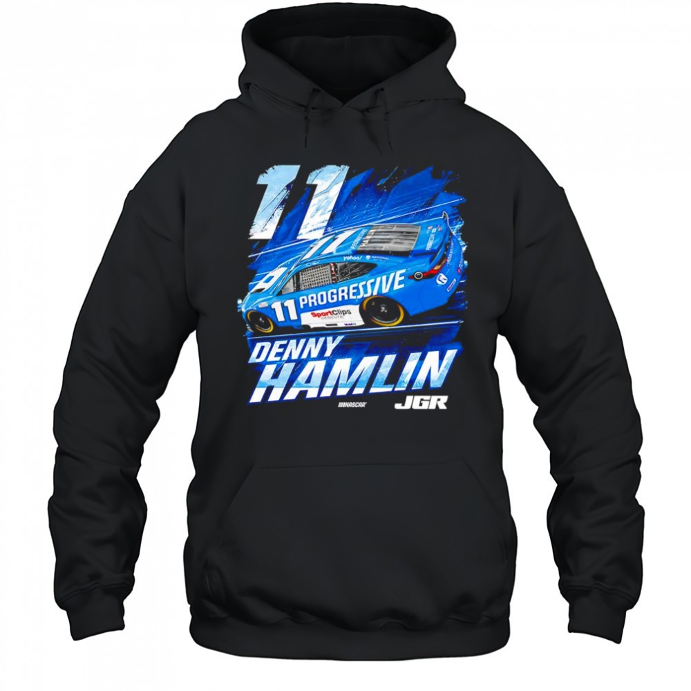 Denny Hamlin Progressive car graphic shirt