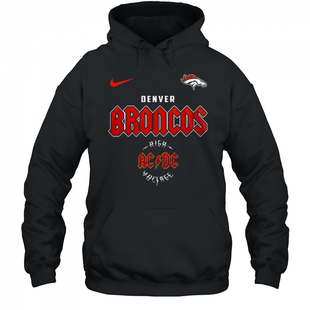 Denver Broncos AC DC Highway To Hell go Broncos graphic shirt