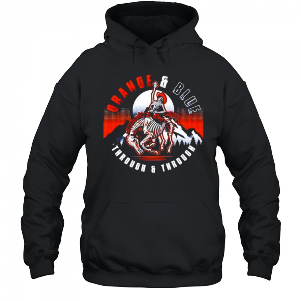 Denver Broncos Orange and Blue Through and Through shirt