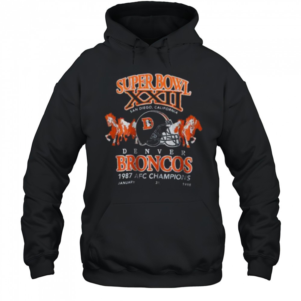 Denver Broncos Super Bowl XXII Champions Sweatshirt Shirt