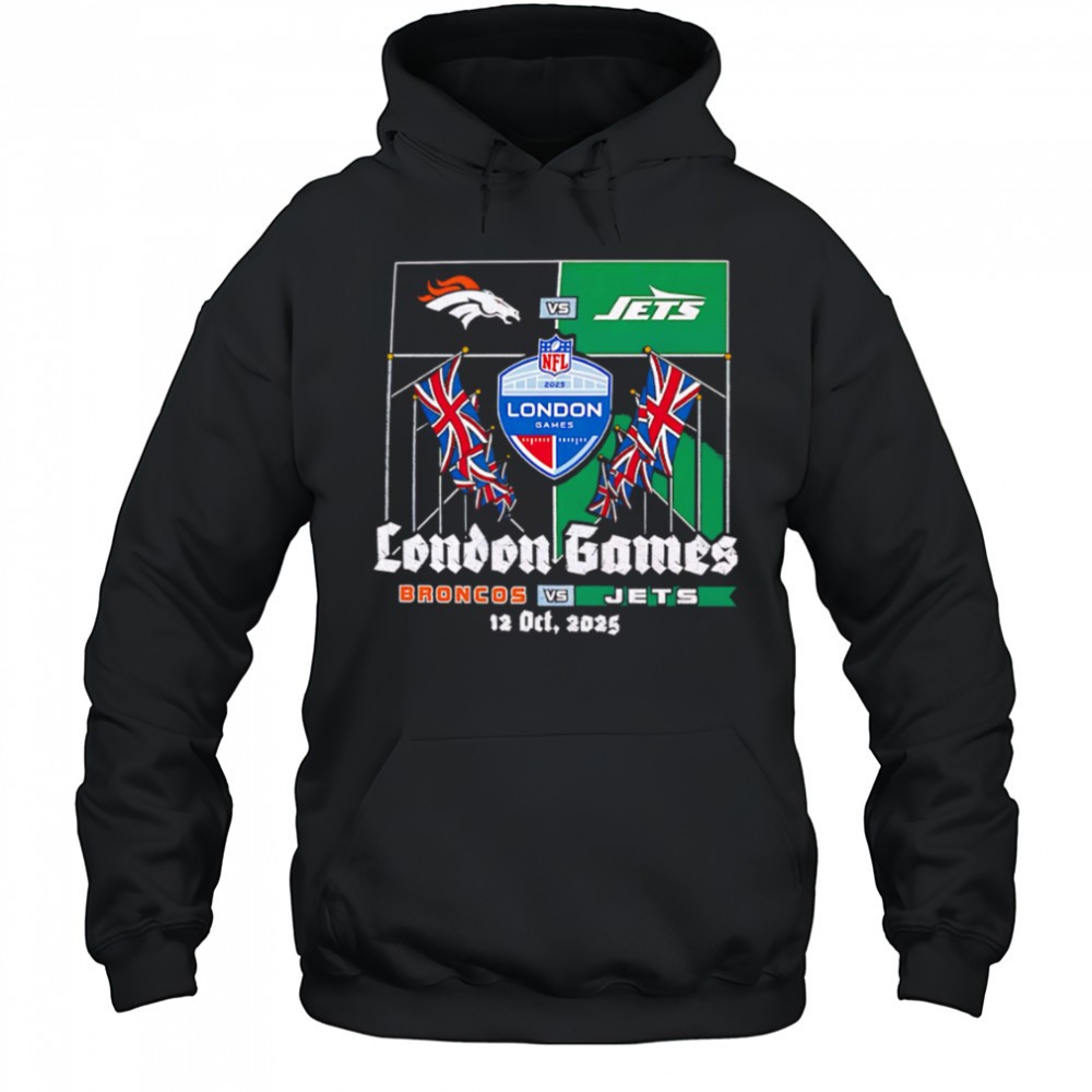 Denver Broncos VS New York Jets 2025 London NFL International Games shirt