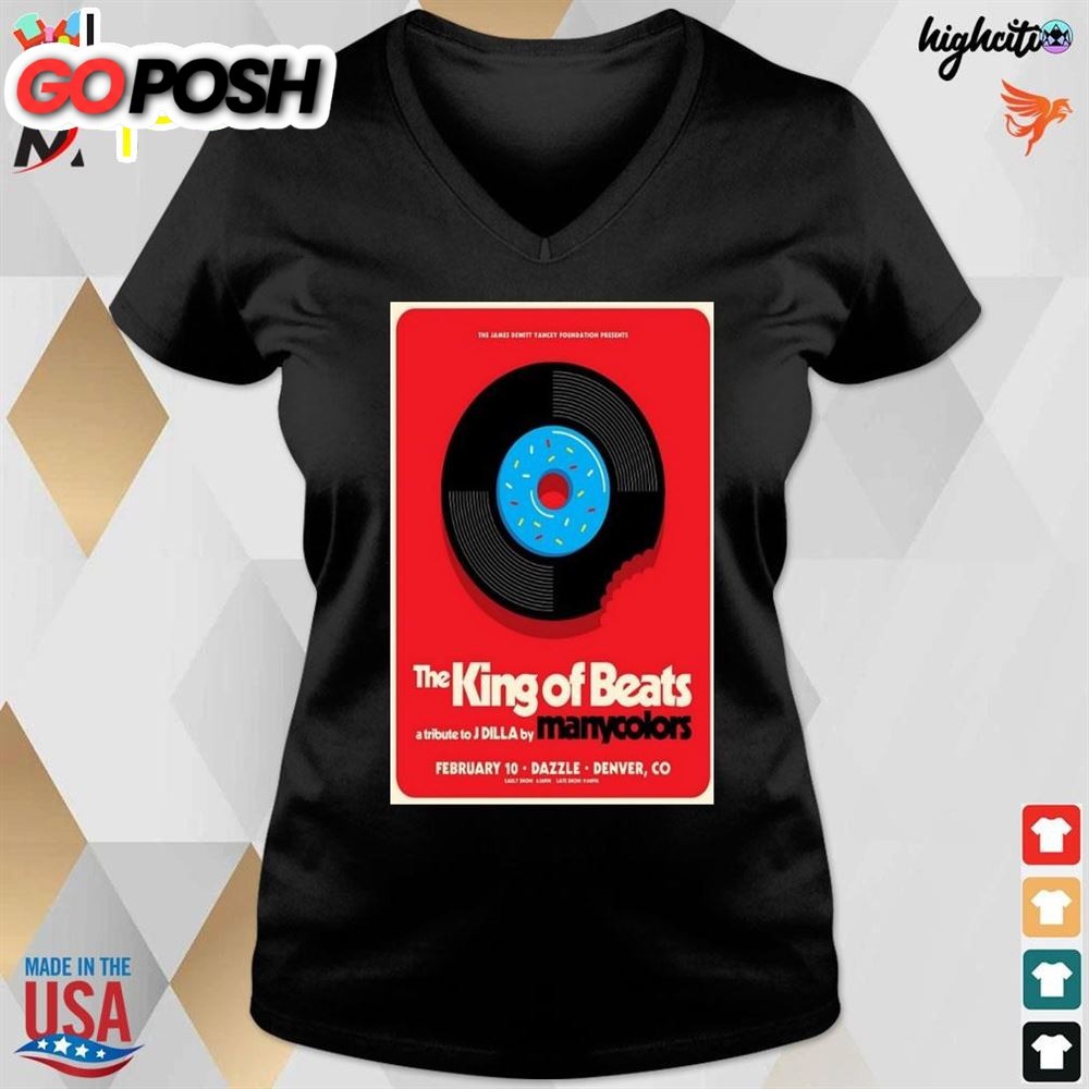 Denver Co Dazzle February 10-2025 The King Of Beats Tour Poster T-Shirt