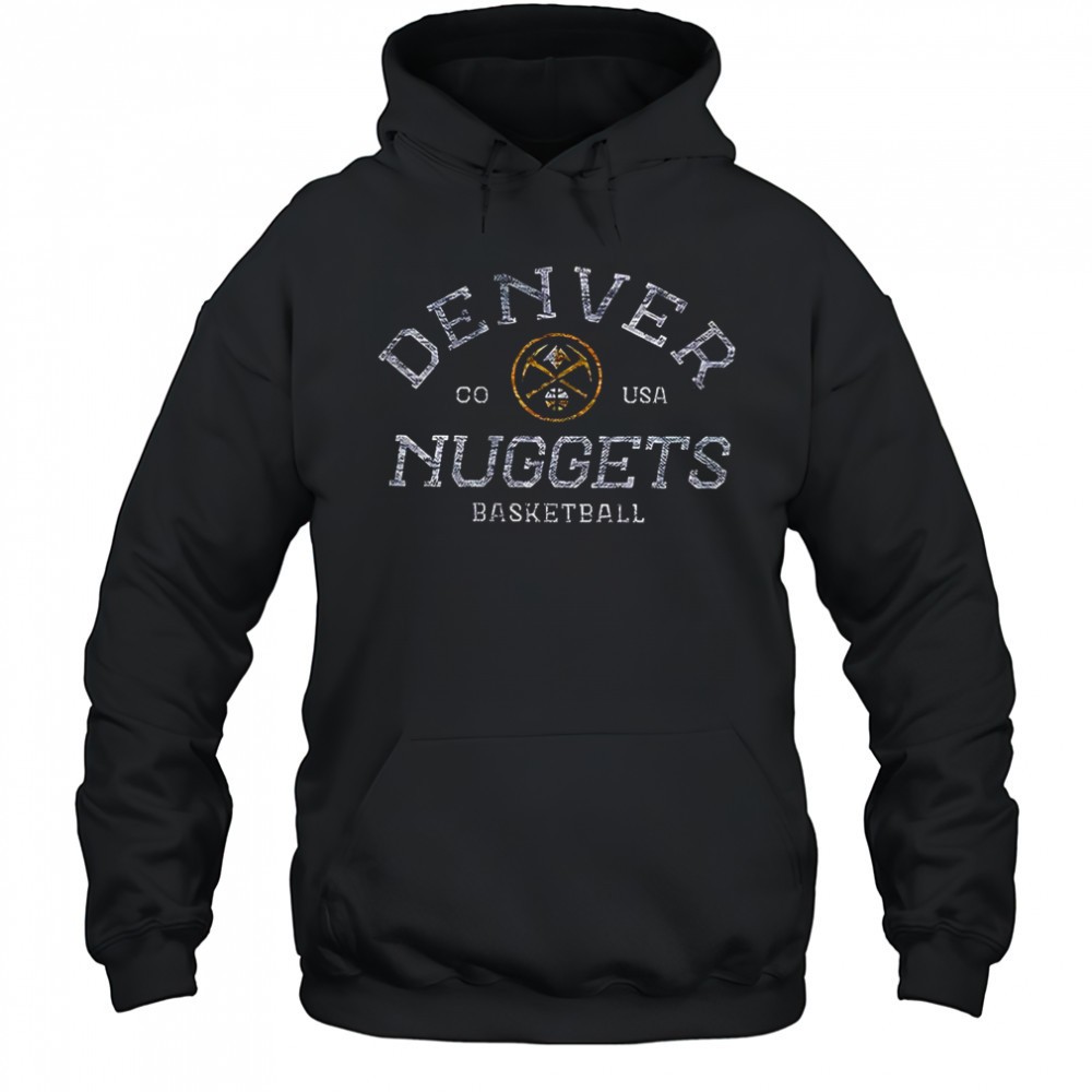 Denver Nuggets baseball Co USA vinetage logo shirt