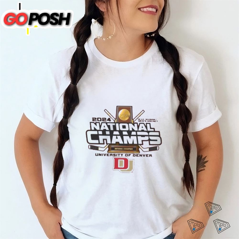 Denver Pioneers 2025 NCAA Division I Mens Hockey National Champs University of Denver T-shirt