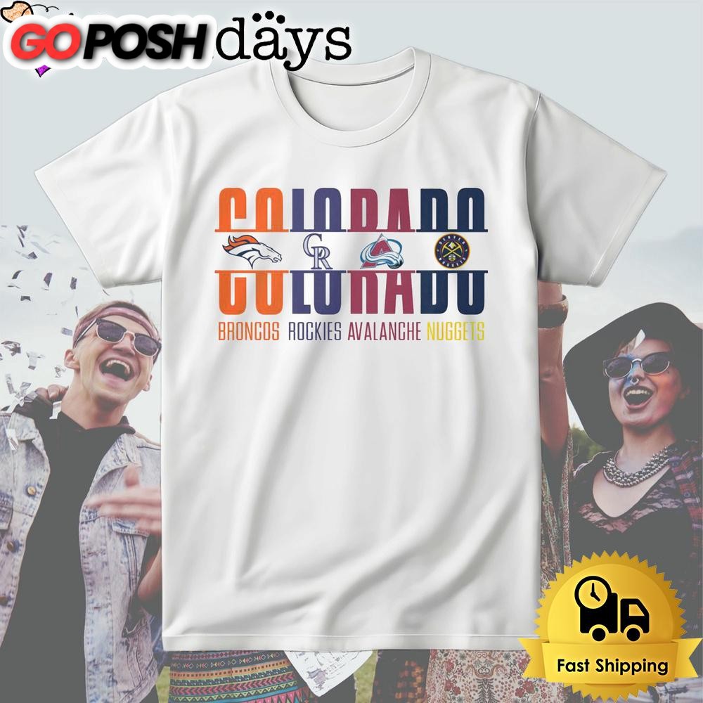 Denver Sport Logo Team T Shirt