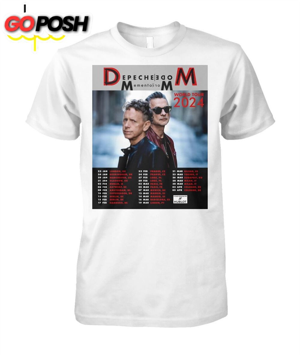 Depeche Mode World Tour 2025 Shirt
