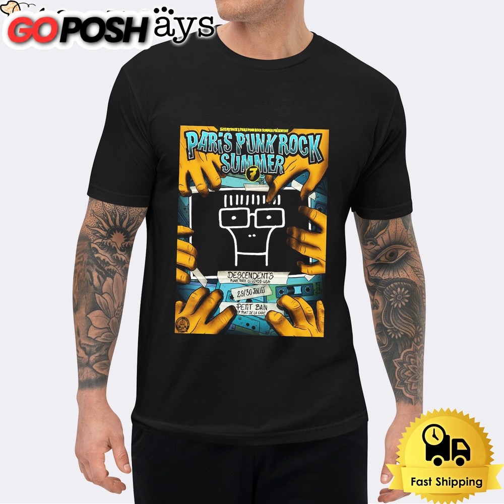 Descendents Paris Punk Rock Summer In Paris France On July 29-30 2024 Unisex T-Shirt