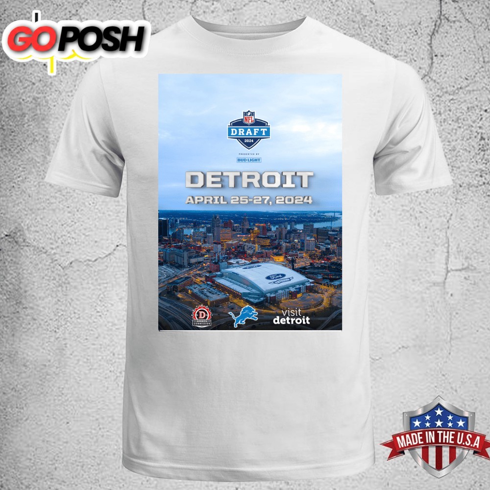 Detroit For The NFL Draft 2025 Unisex T-shirt