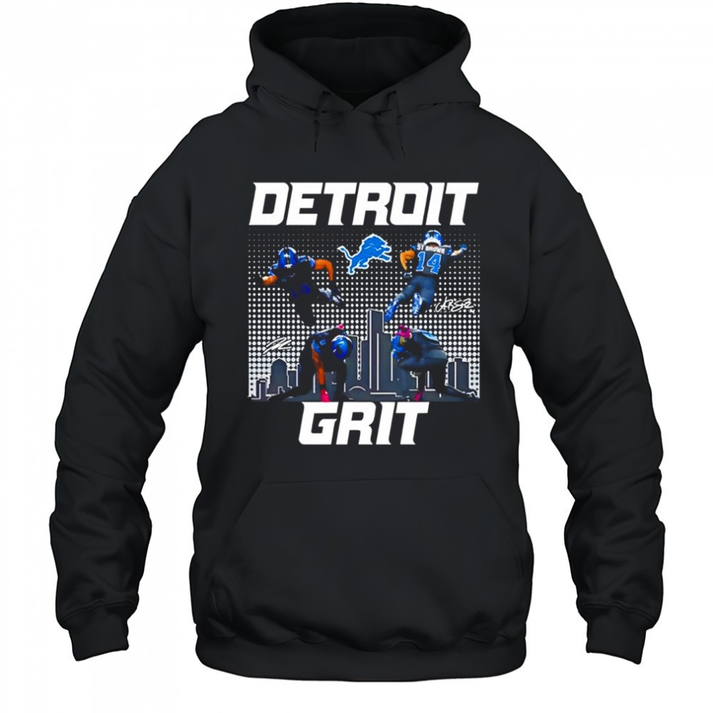 Detroit Grit Super Heroes signature NFL shirt