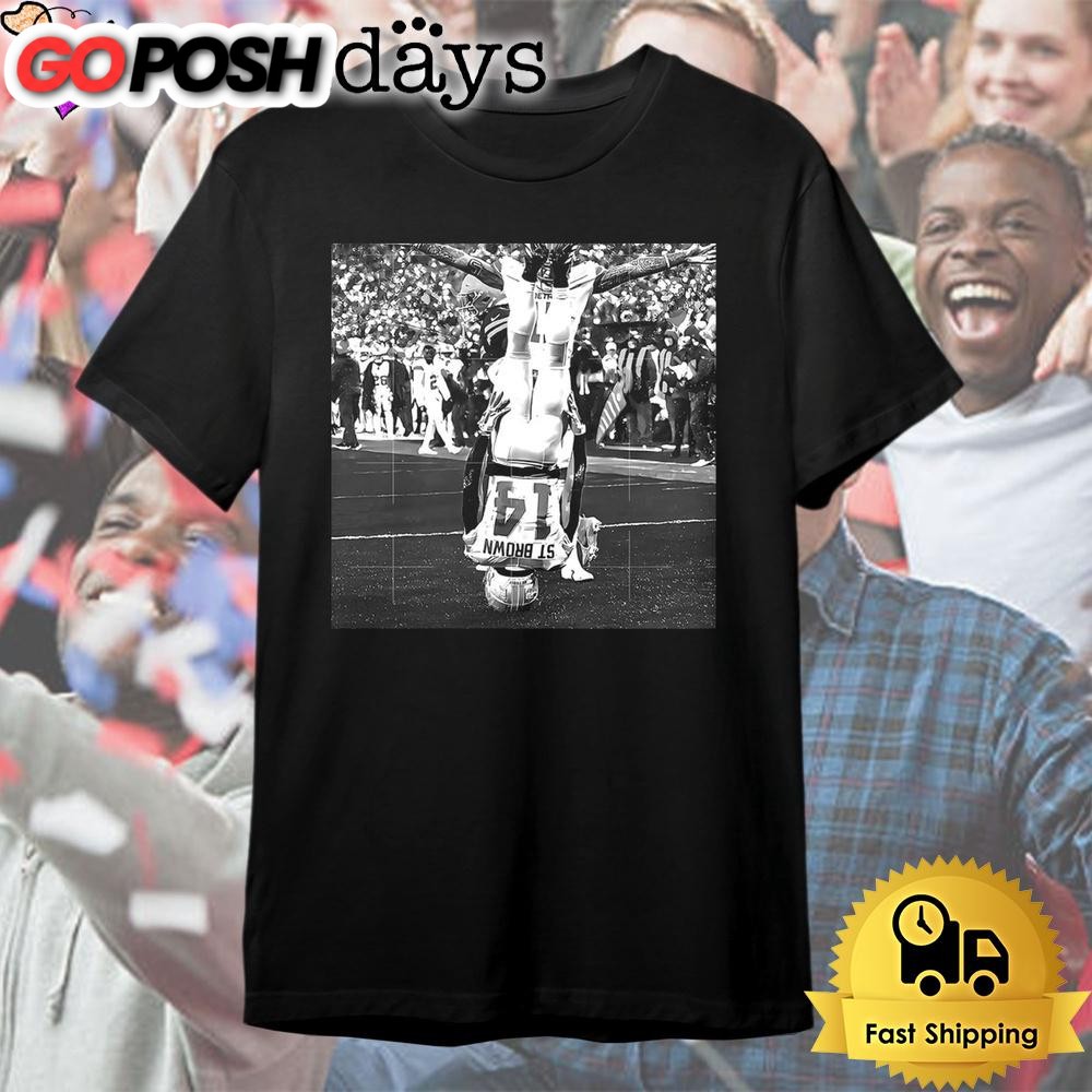 Detroit Lions Amon-Ra St Brown Headstand Celebration Shirt