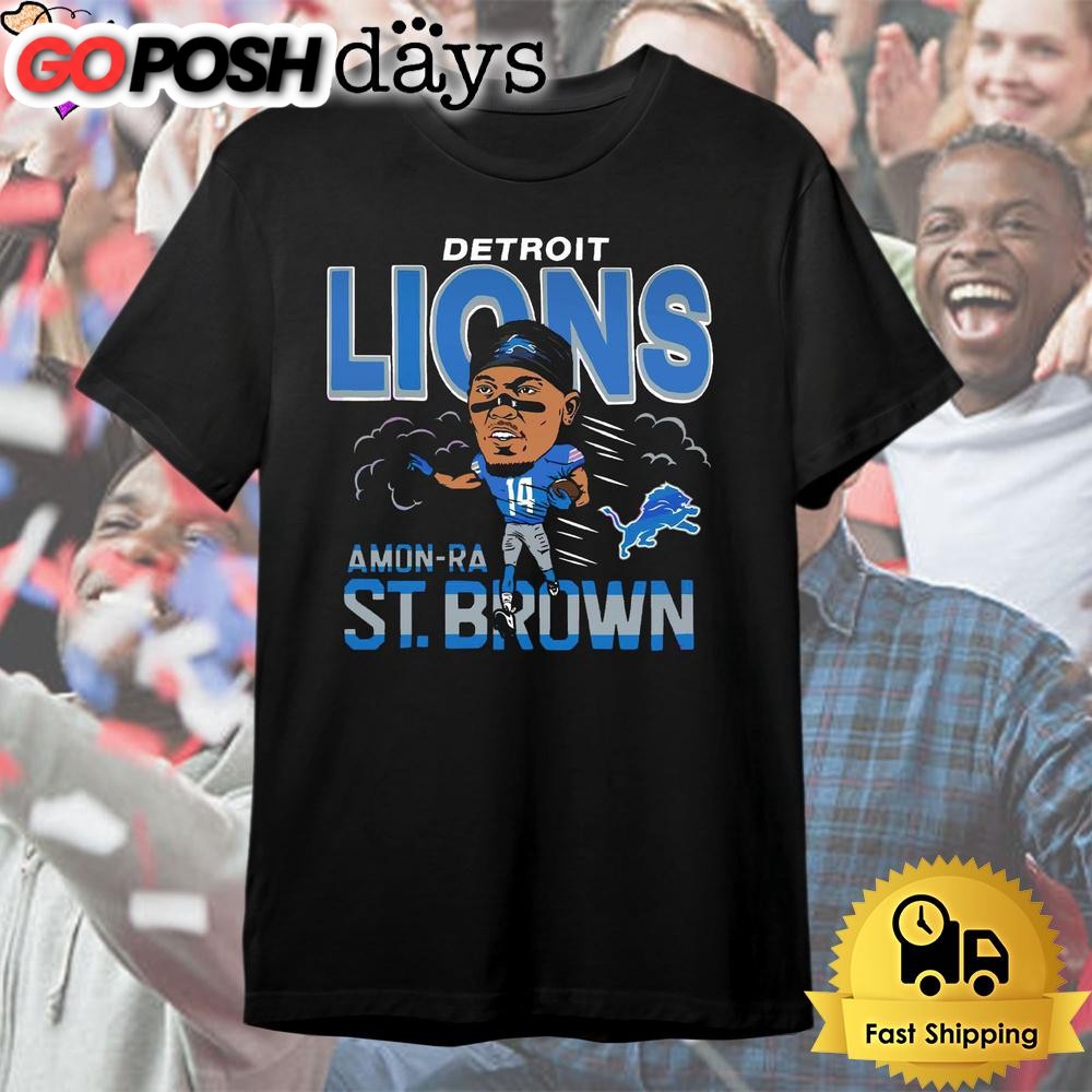 Detroit Lions Amon Ra St Brown T Shirt