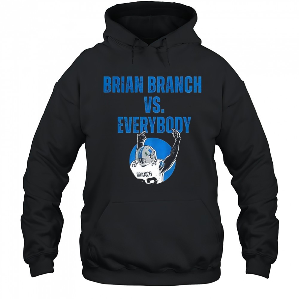 Detroit Lions Brian Branch vs Everybody shirt