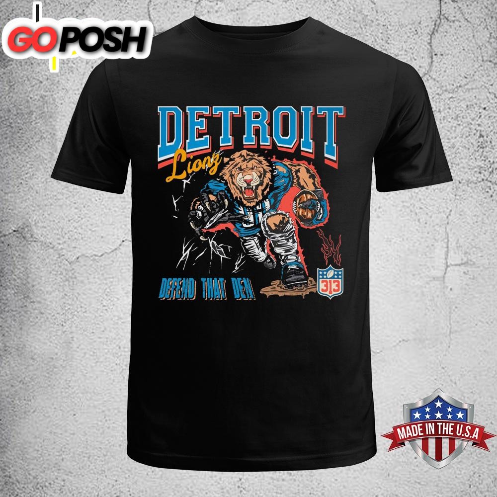 Detroit Lions “Defend That Den” Unisex T-Shirt