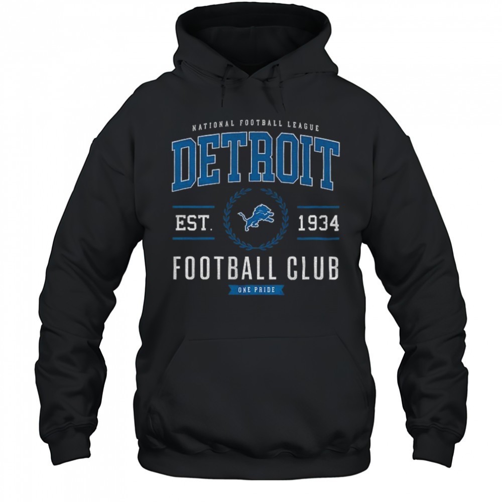 Detroit Lions Football Club est 1934 One Pride shirt